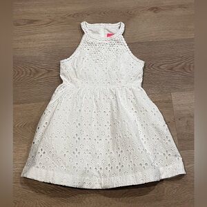 Lilly Pulitzer Girls White Eyelet Dress